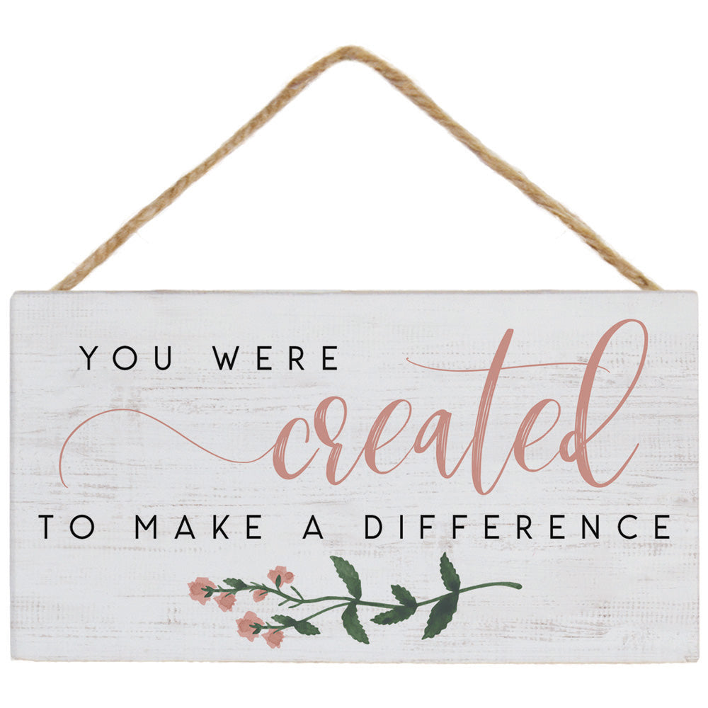 Small Hanging Wall Art - You Were Created