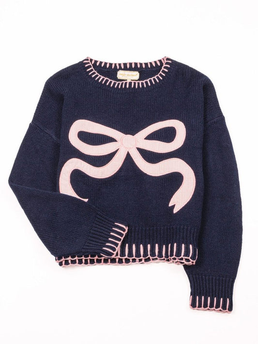 Simply Southern Imee Bow Sweater