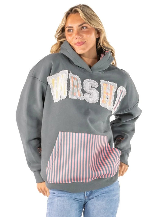 Simply Southern Worship Applique Hoodie