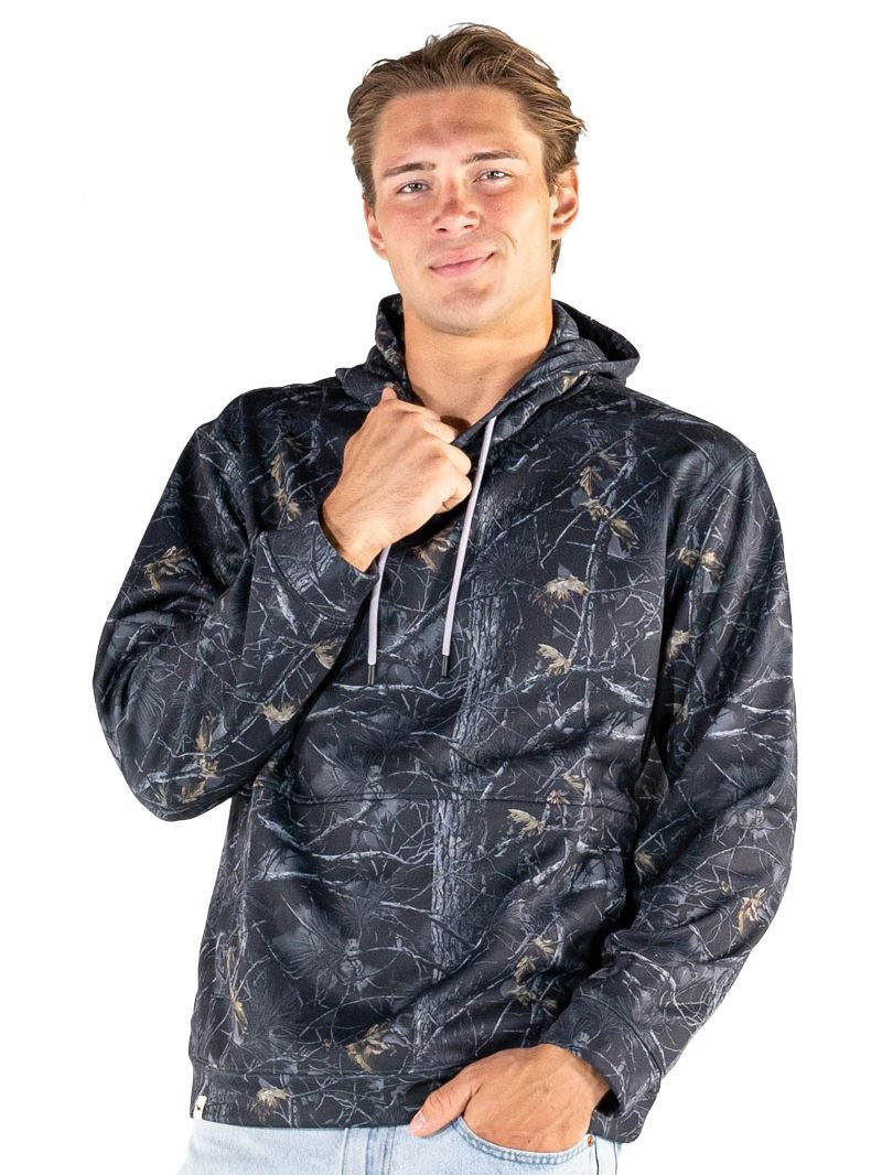 SIMPLY SOUTHERN Black Camo Hoodie-William