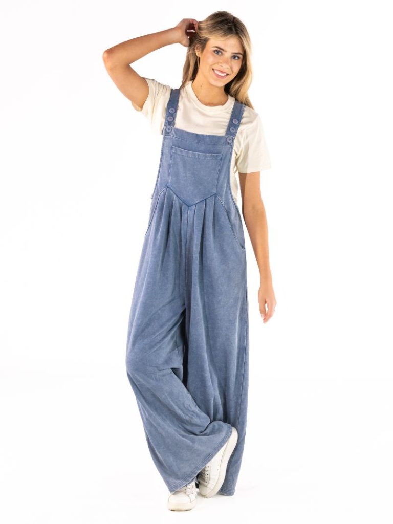 SIMPLY SOUTHERN Blue Wash Overalls
