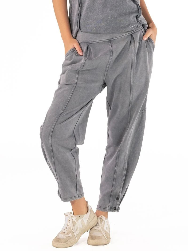 SIMPLY SOUTHERN Black Wash Pant
