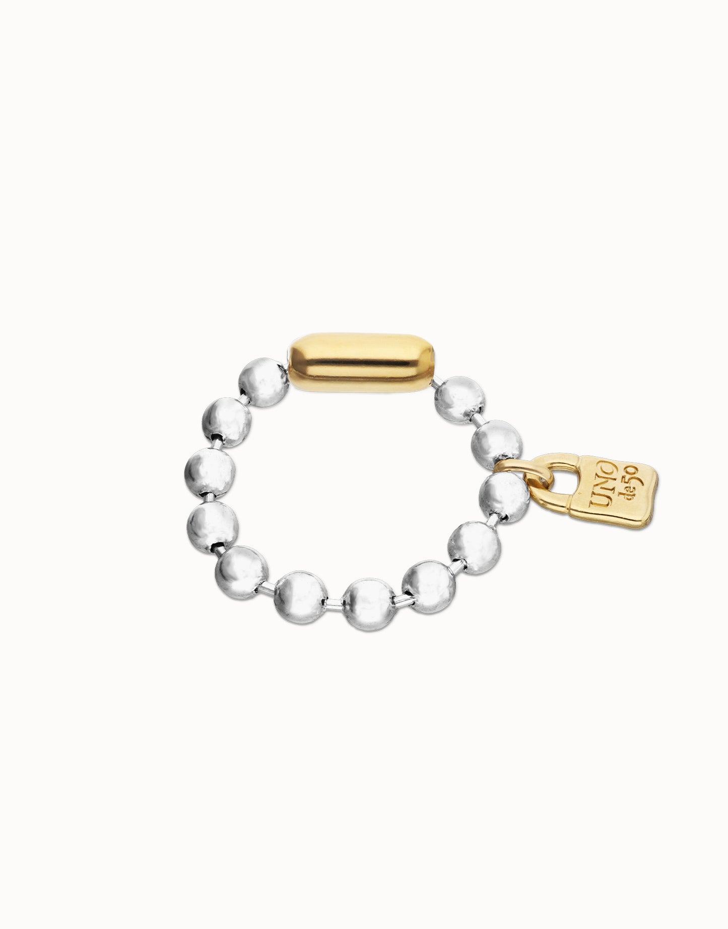 Pálpito BEAT Bead Bracelet with Padlock & Clasp