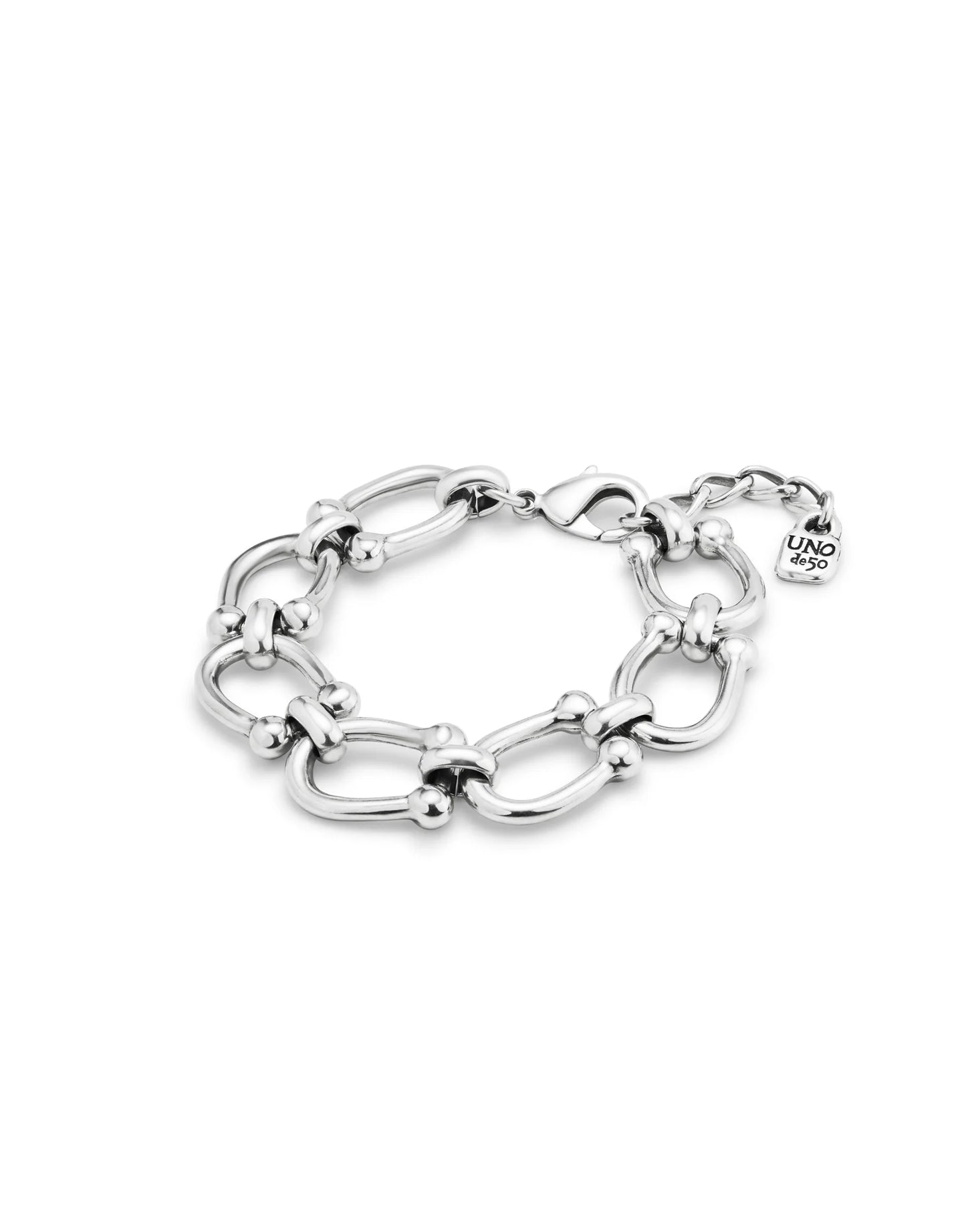 YOUTHFUL Sterling Silver-plated Medium Oval Link Chain Bracelet