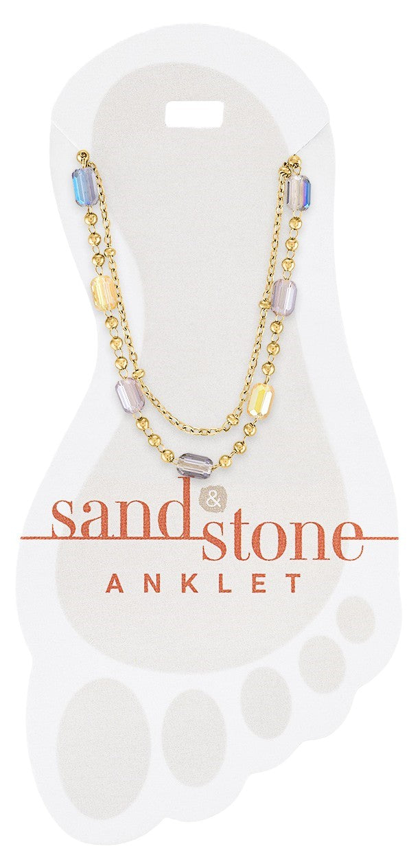 Color Sand Stone Anklets