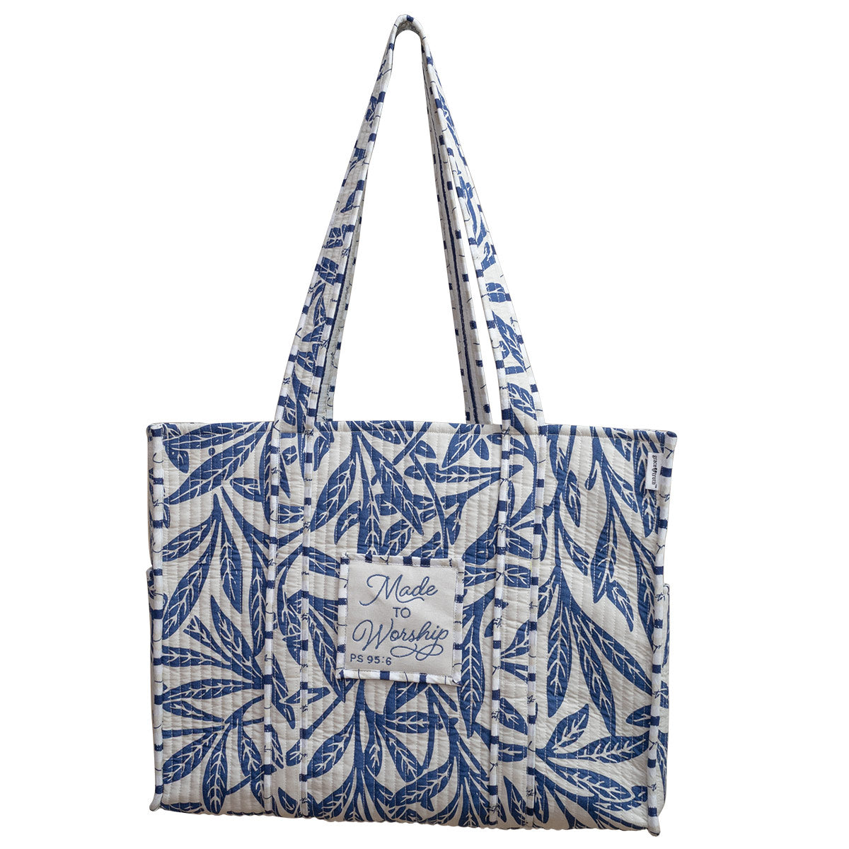 grace & truth Tote Bag - Midnight Leaves