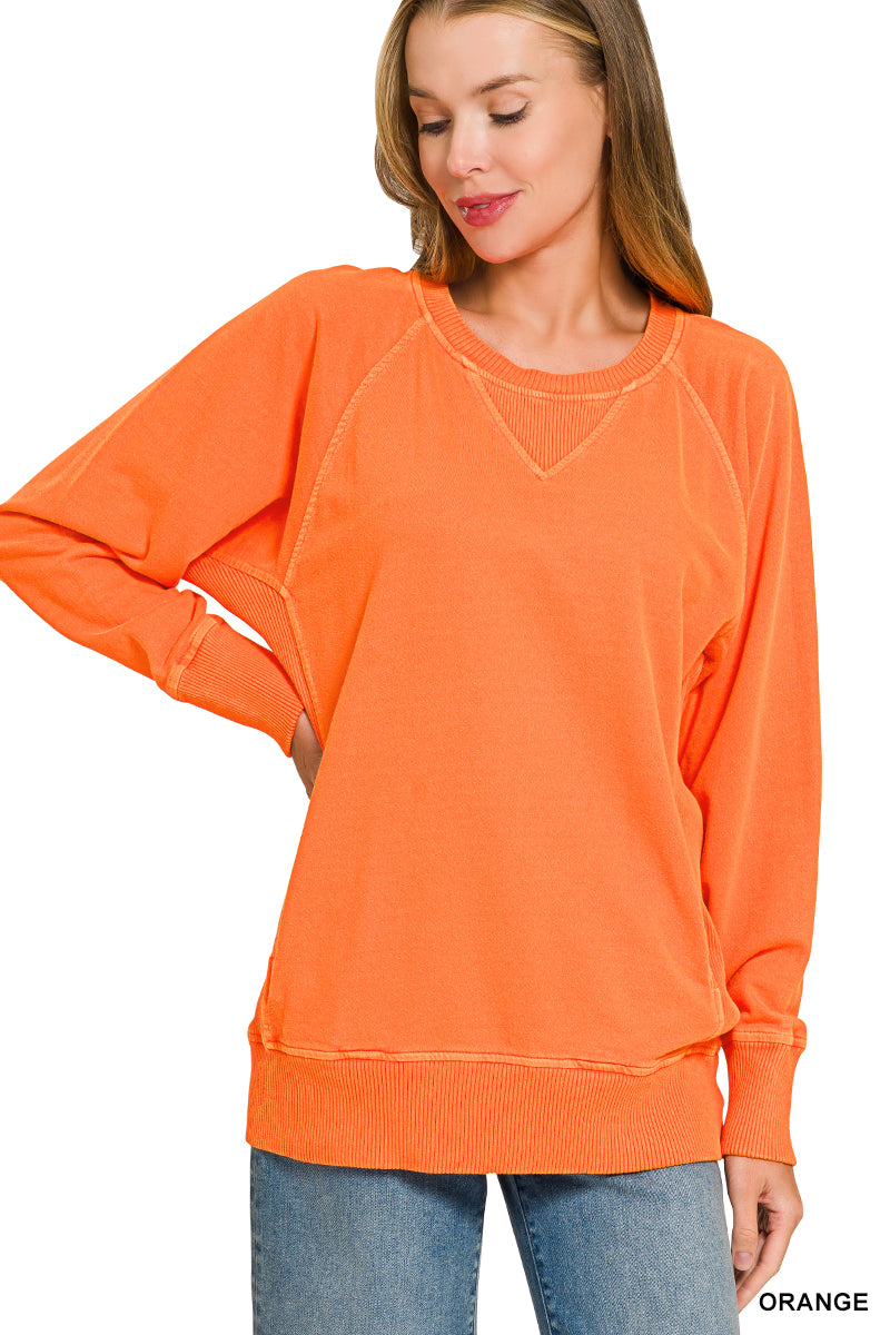 French Terry Pullover with pockets