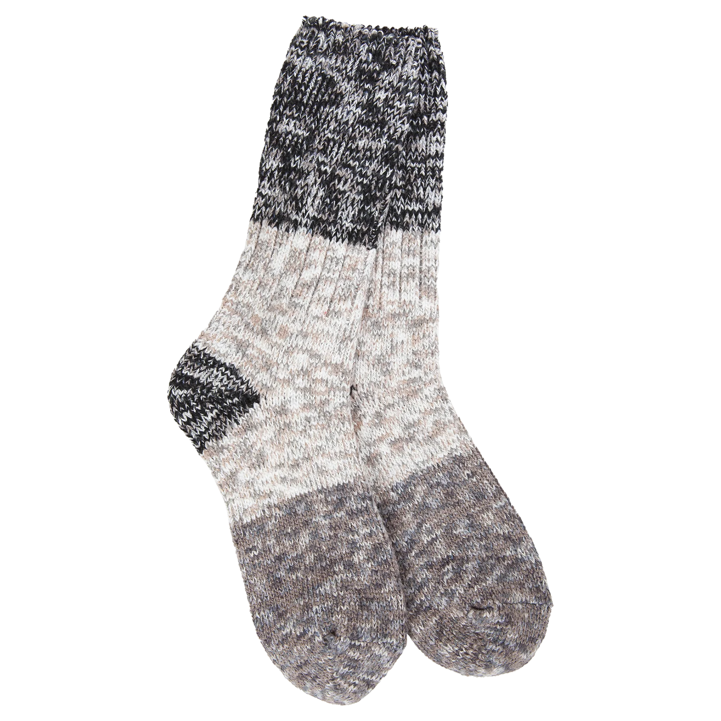World's Softest Sock Weekend Ragg Crew Colorblock