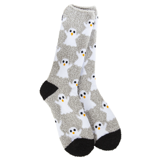 World's Softest Socks Halloween Cozy Crew Ghostly