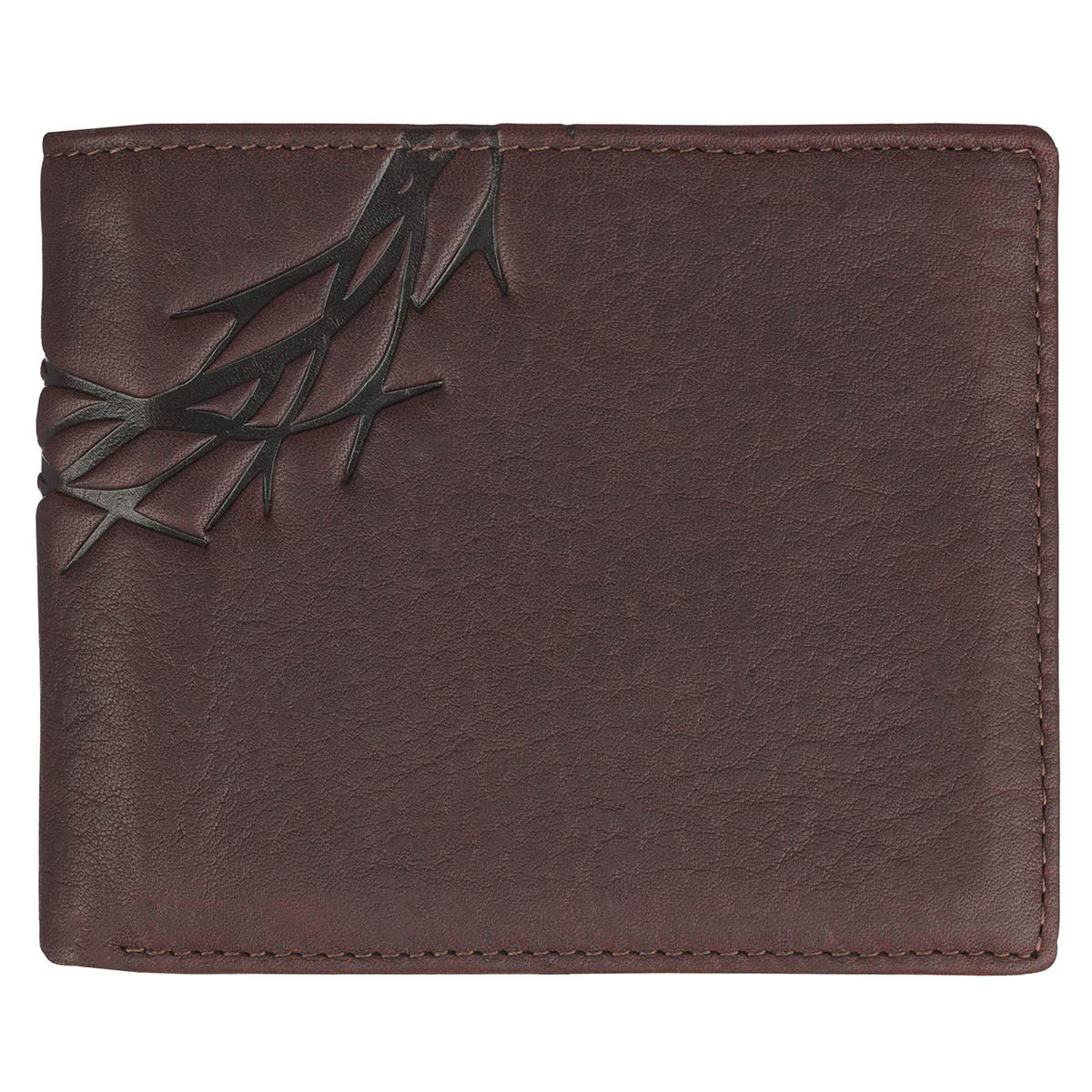 Christian Art Gifts Crown of Thorns Genuine Leather Wallet
