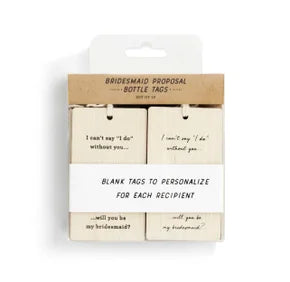 BRIDESMAID PROPOSAL BOTTLE TAGS