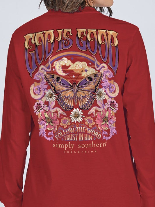 Simply Southern Follow & Trust Long Sleeve Tee