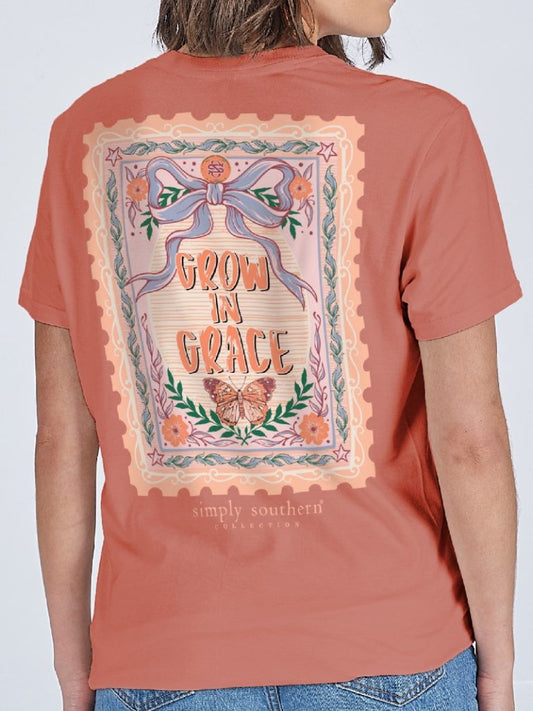 Simply Southern Grow In Grace Short Sleeve Tee