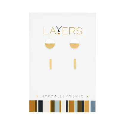 LAYERS GOLD EARRINGS
