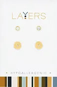 LAYERS GOLD EARRINGS