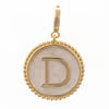 Pearl and Gold Madison Initial Charms