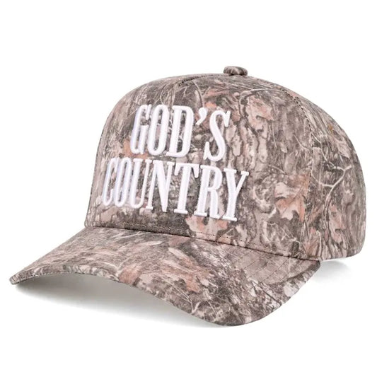 God's Country All Over Camo Trucker Hat