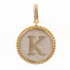 Pearl and Gold Madison Initial Charms