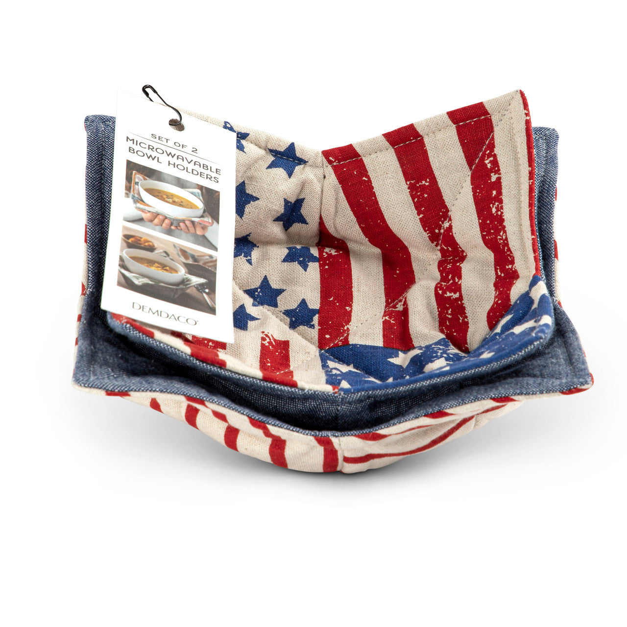 Stars & Stripes Bowl Cozy - Set of 2