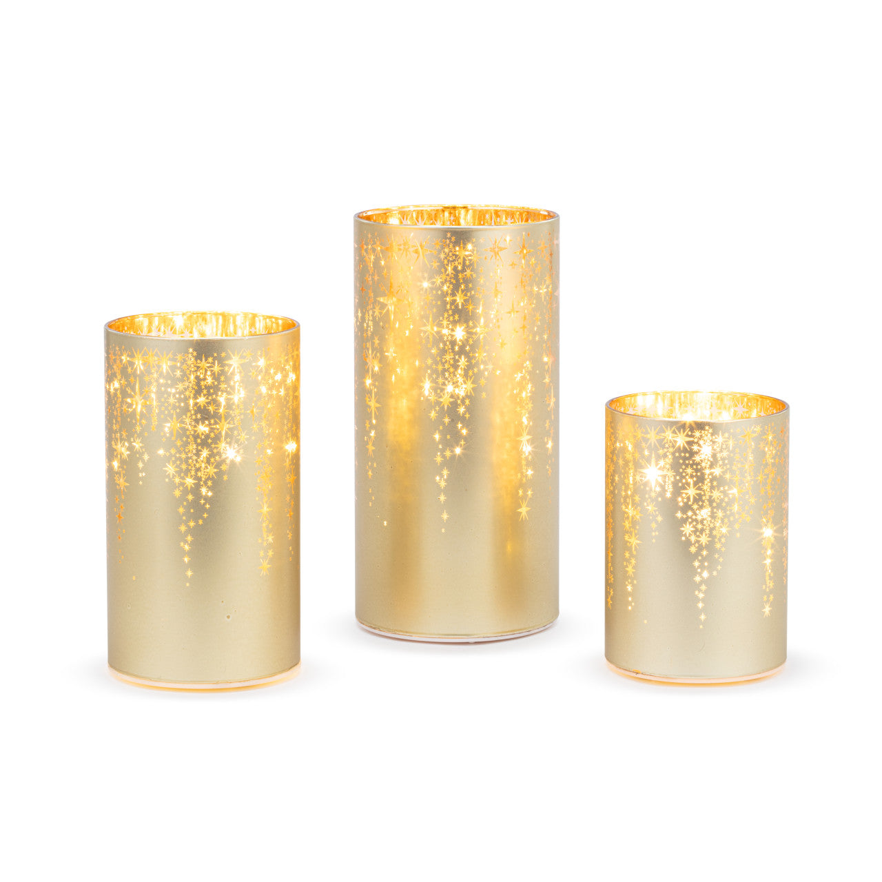 Gold Star Cut Out LED Hurricanes - 3 Assorted