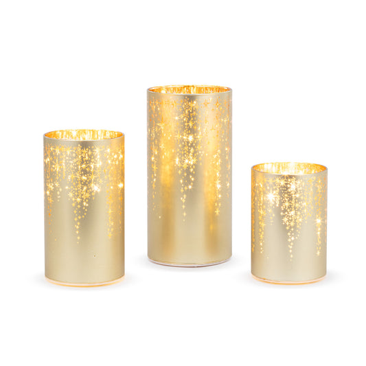 Gold Star Cut Out LED Hurricanes - 3 Assorted