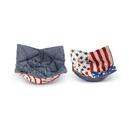 Stars & Stripes Bowl Cozy - Set of 2