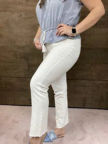 Little White Lies White Straight Jeans