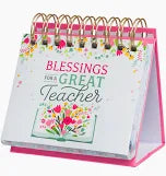 Blessings for a Great Teacher Perpetual Desktop Calendar