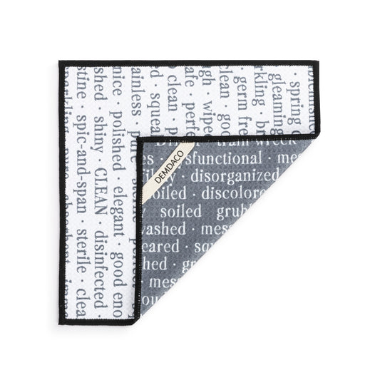 Clean Dirty Absorbent 2-Sided Dishcloth