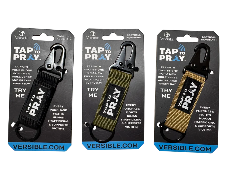Tap To Pray™ - Tactical Carabiner Keychain